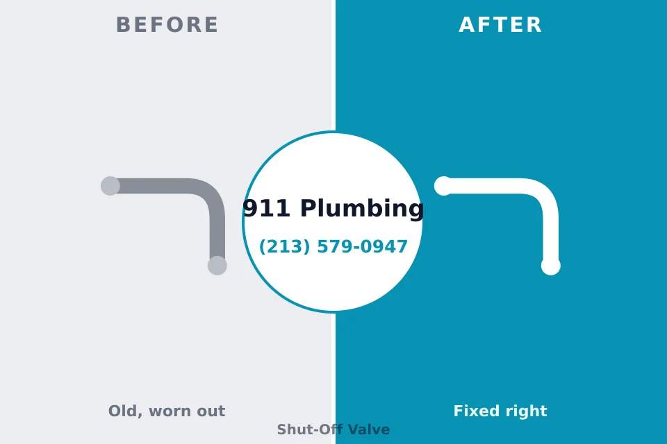 Before and after: plumbing company Monroe, LA